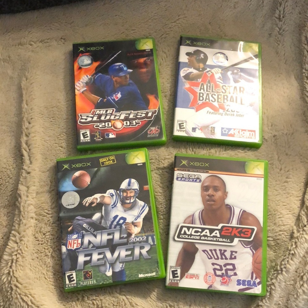 4 XBOX Sports Games